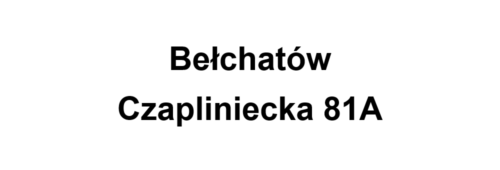Bełchatów Czapliniecka 81A